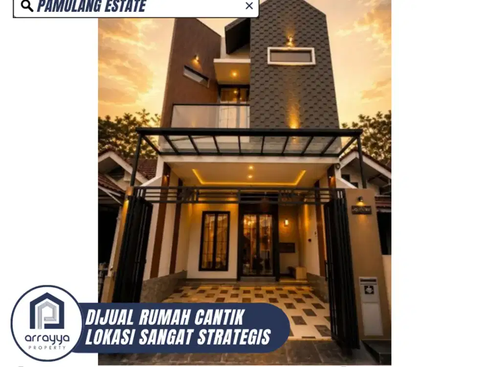BRAND NEW HOUSE, RUMAH CANTIK SIAP HUNI DI PAMULANG ESTATE (EN675)
