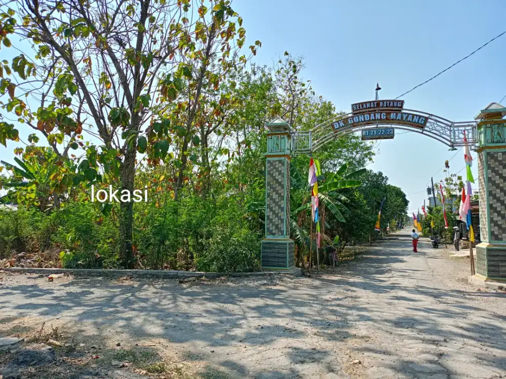 Dijual tanah strategis SHM di sragen