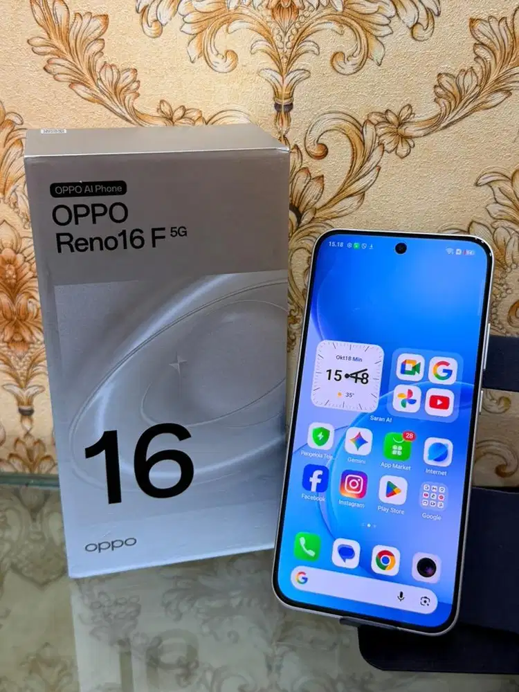 oppo reno 16f 5g ram 8/256gb like new