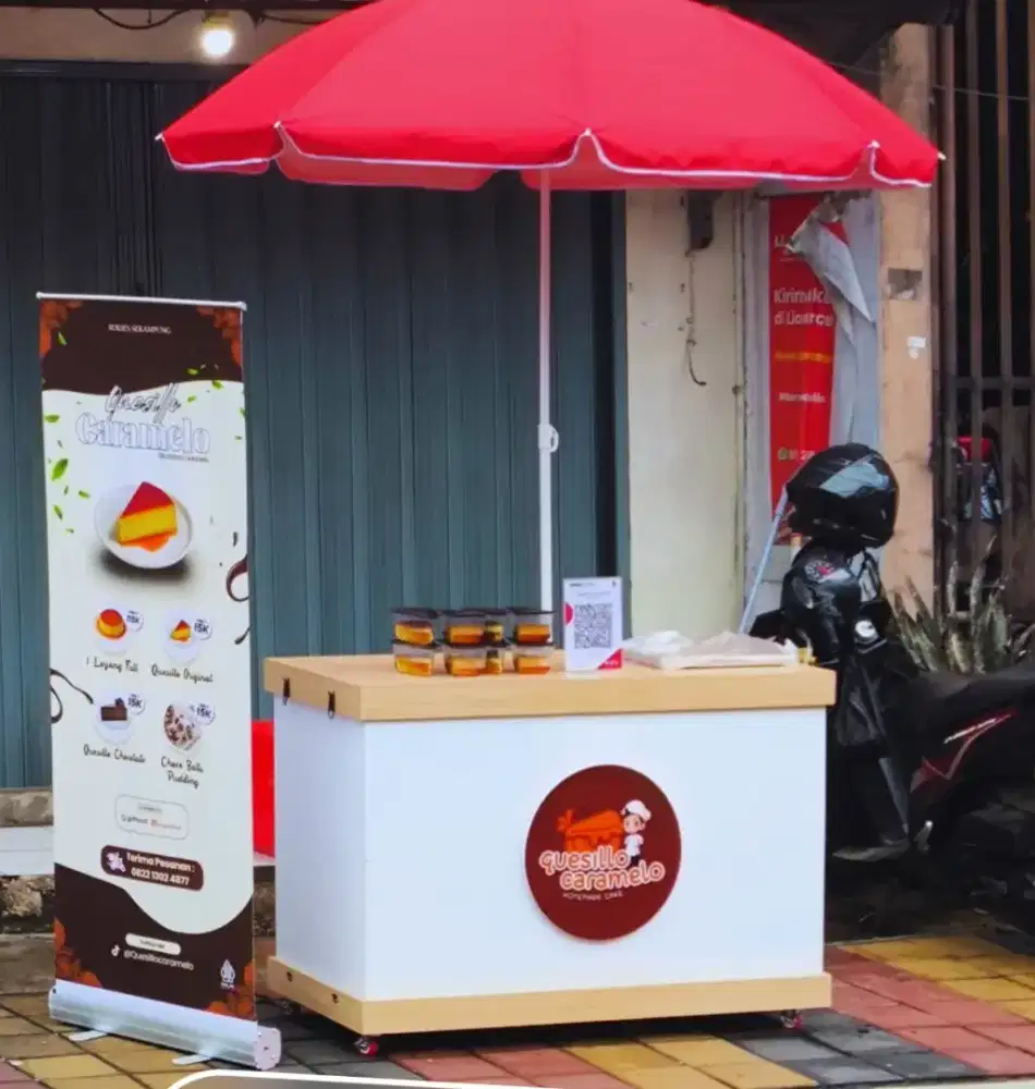 Meja Kayu Lipat Portable