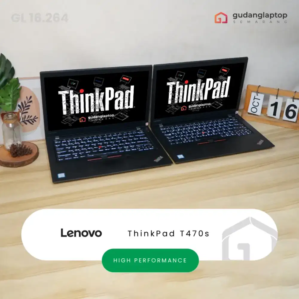 LENOVO ThinkPad T470s
INTEL Core i5 - 7300U 8/256