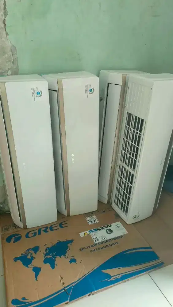 Ac 2 pk merk Gree, ori semua 3.850 + pasang