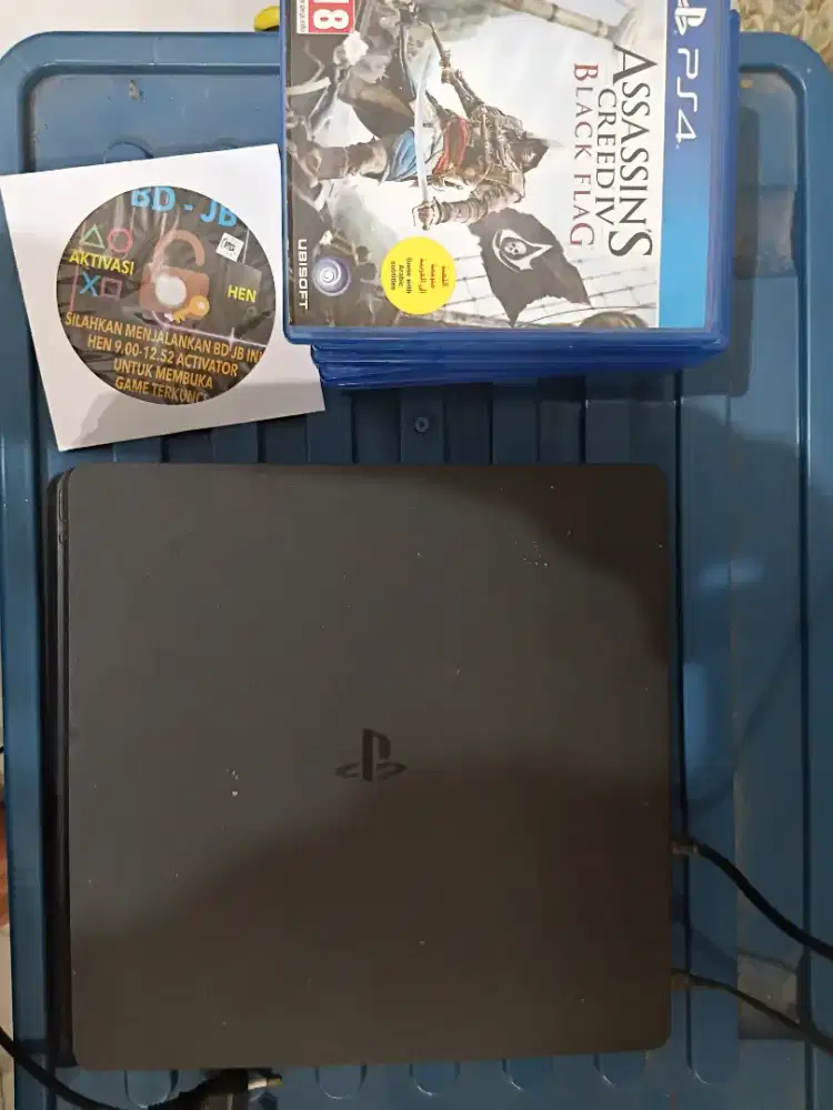 Jual ps4 ofw dan 7 game ori