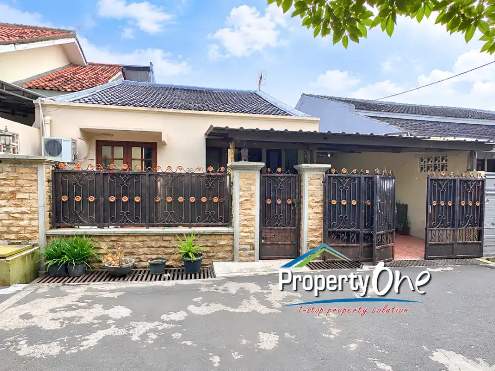 Jual Rumah Murah di Menjangan Bintaro, Bebas Banjir, Dekat Sekolah Favorit, Stasiun KRL Jurangmangu & Bintaro Xchange Mall