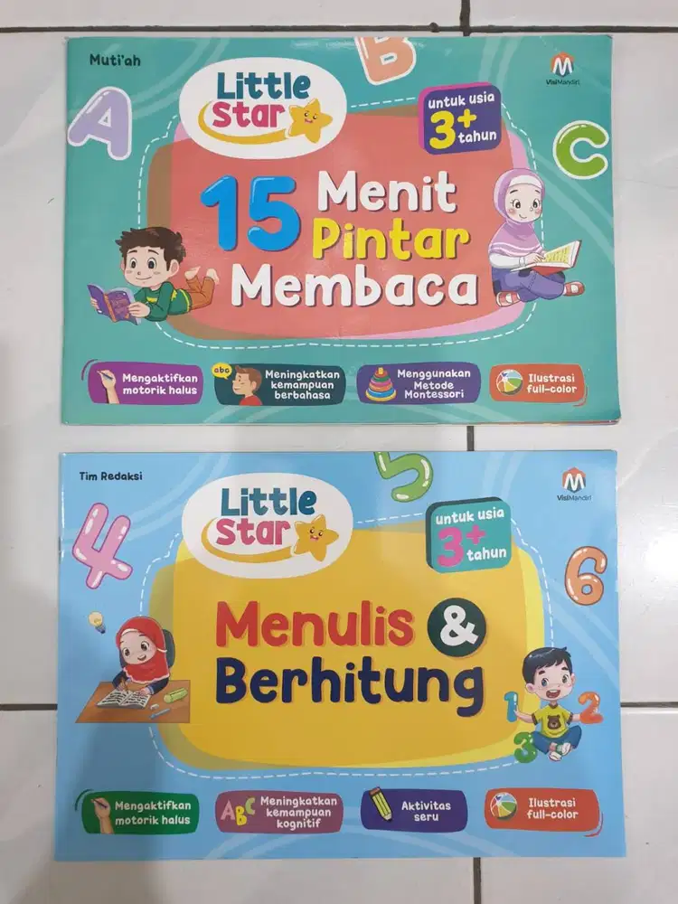 Buku Anak Membaca Little Star 15 (Dapat 2 buku)