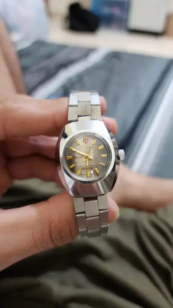 Jam Tangan Wanita ATEKU Deluxe Swiss Movt Manual Winding