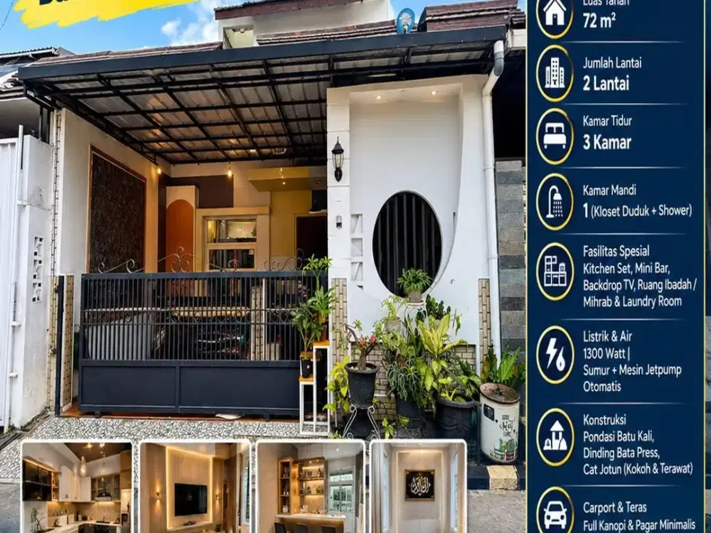 Dijual Rumah 2 Lantai 3 Kamar Tidur di Graha Kencana Batujajar Bandung Barat Harga 600 Juta