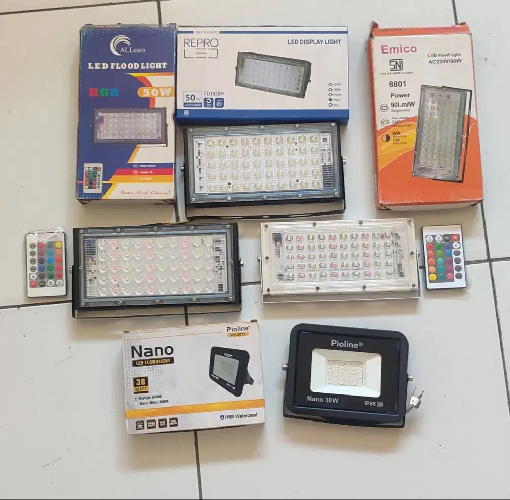 Paket Lampu Sorot Led 50w & 30w