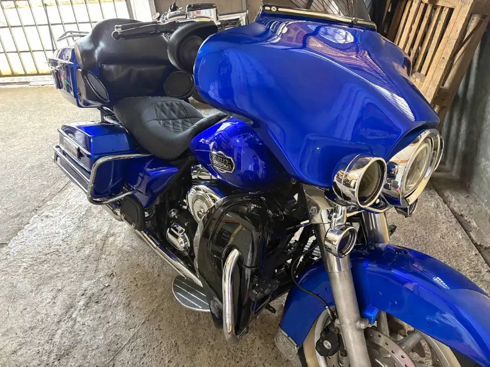 Harley Davidson Electra Glide Ultra Classic 2008 BIG BLUE PEARL km34rb
