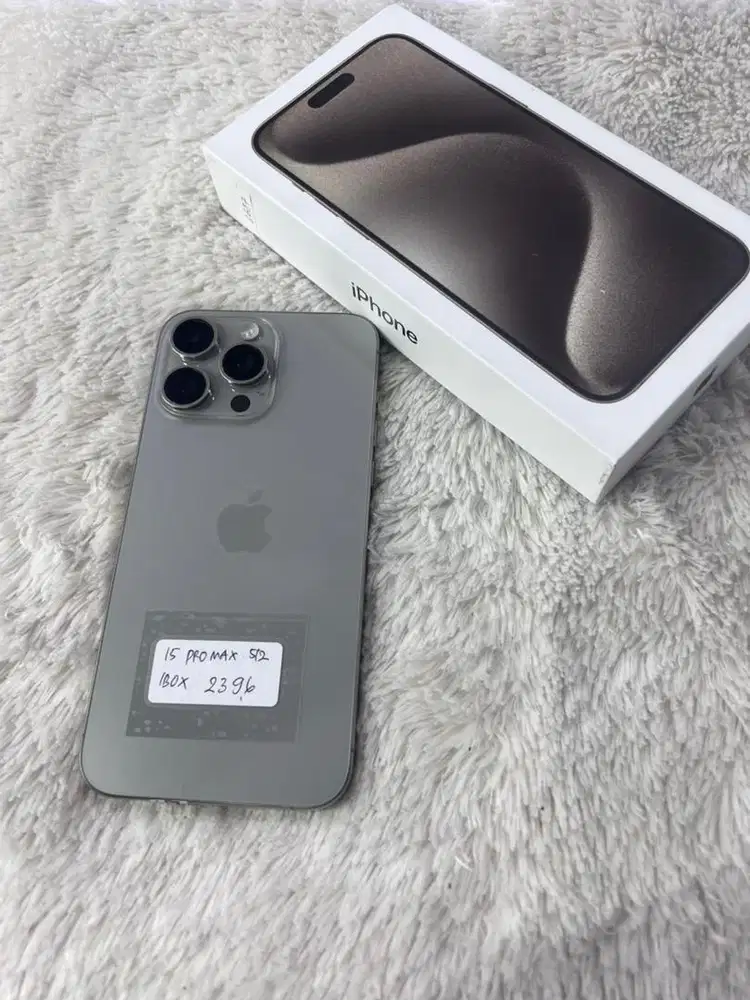 Iphone 15 pro max 512gb ibox fullset oem mulus
