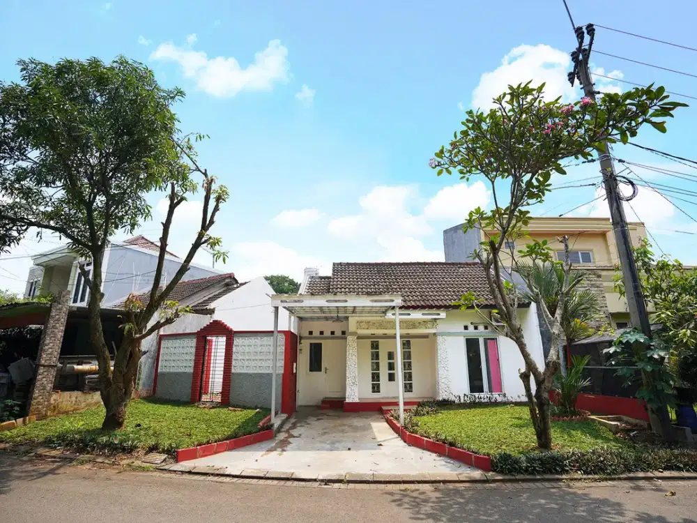 Rumah Cantik LT 152 SHM 9 Menit ke The Park Sawangan Siap KPR J-11428