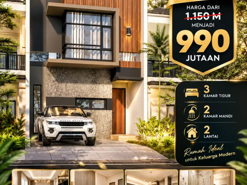 Rumah 2 Lantai Bandung Udara Sejuk