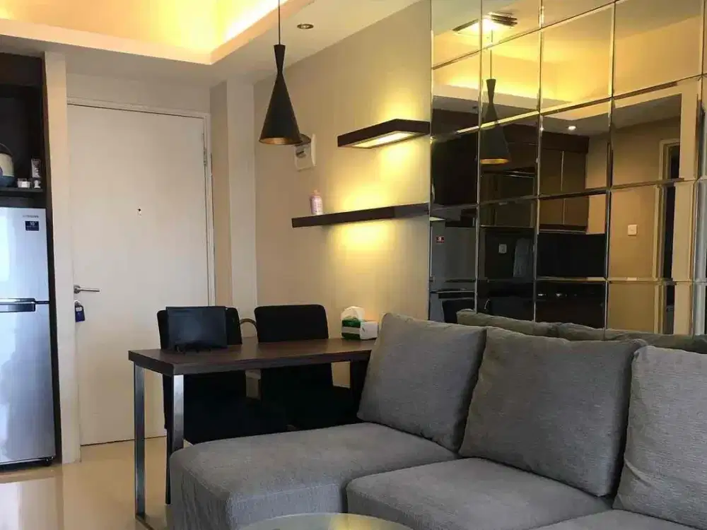 apartemen pakubuwono terrace tipe 2br interior rapi