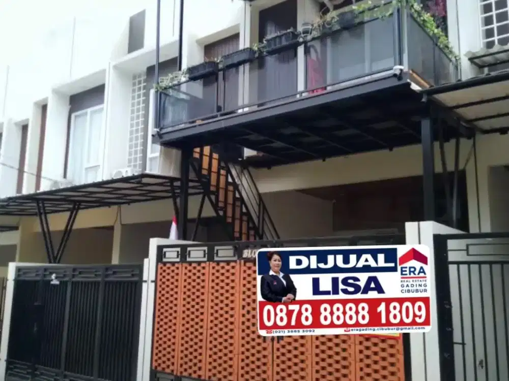 DIJUAL RUMAH CANTIK 3 LANTAI – TAPOS DEPOK