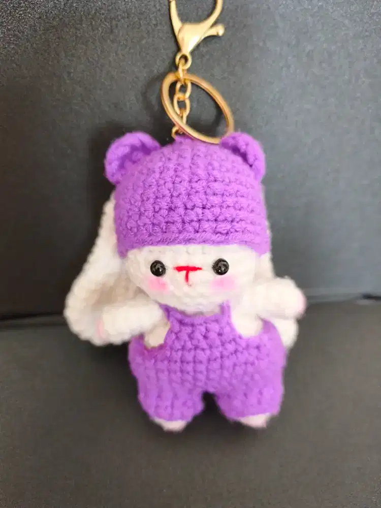 Gantungan kunci/tas little bunny amigurumi