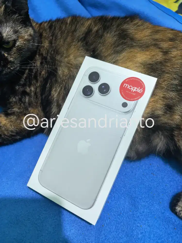 iPhone 18 Pro Max 256 Garansi resmi indo SILVER