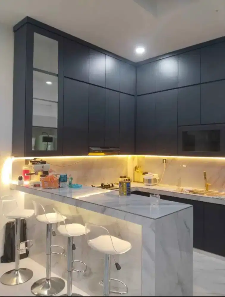 Kitchen set tempahan Hpl Lemari dapur