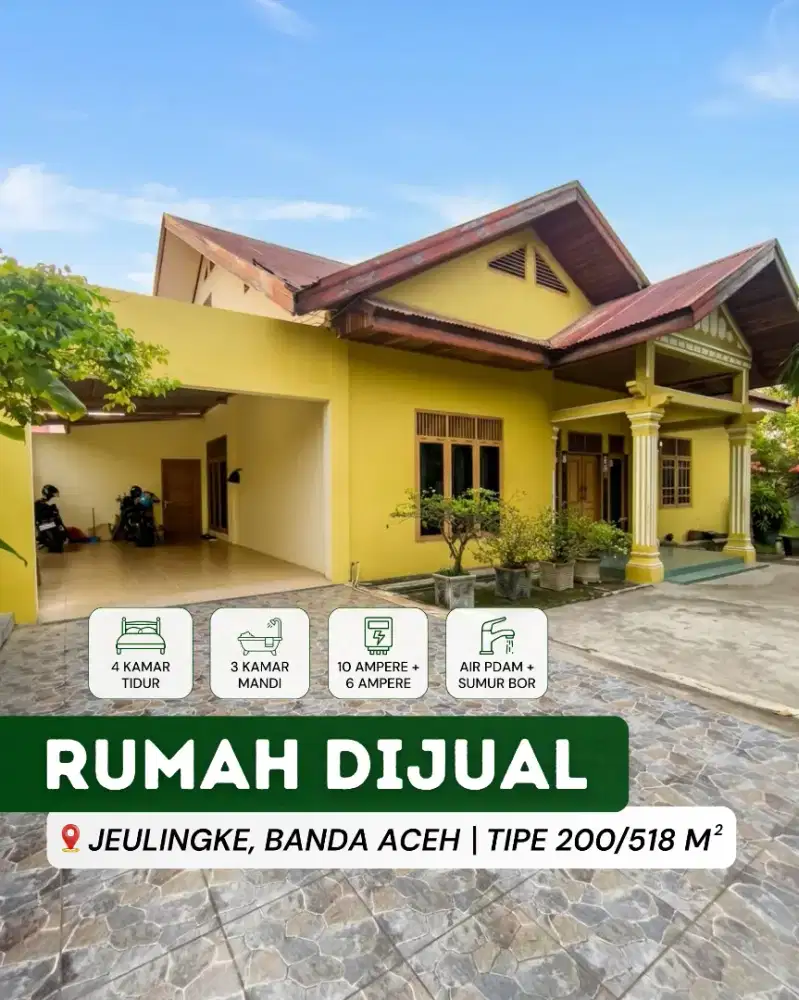 Beli Tanah Jeulingke, Gratis Rumah