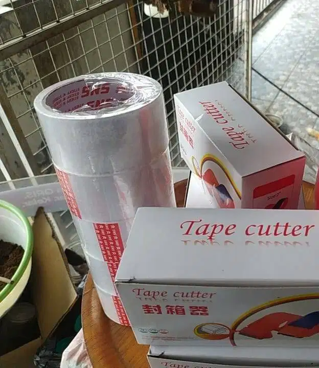 [BARU] Alat Pemotong Lakban (Dispenser Lakban) + Lakban Bening (HARGA