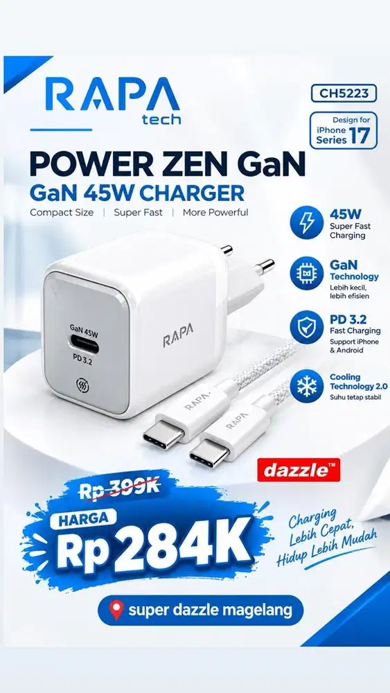 Tx rapatech c to c avs ch5 223 gan 45 watt white