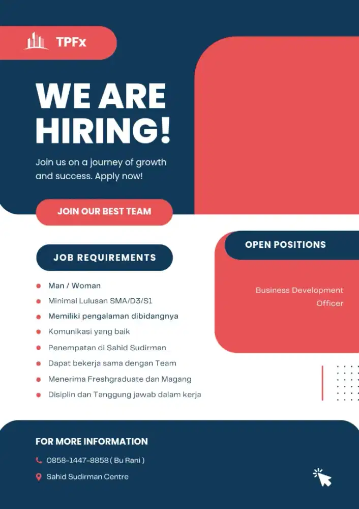Open Recruitment Trijaya Pratama