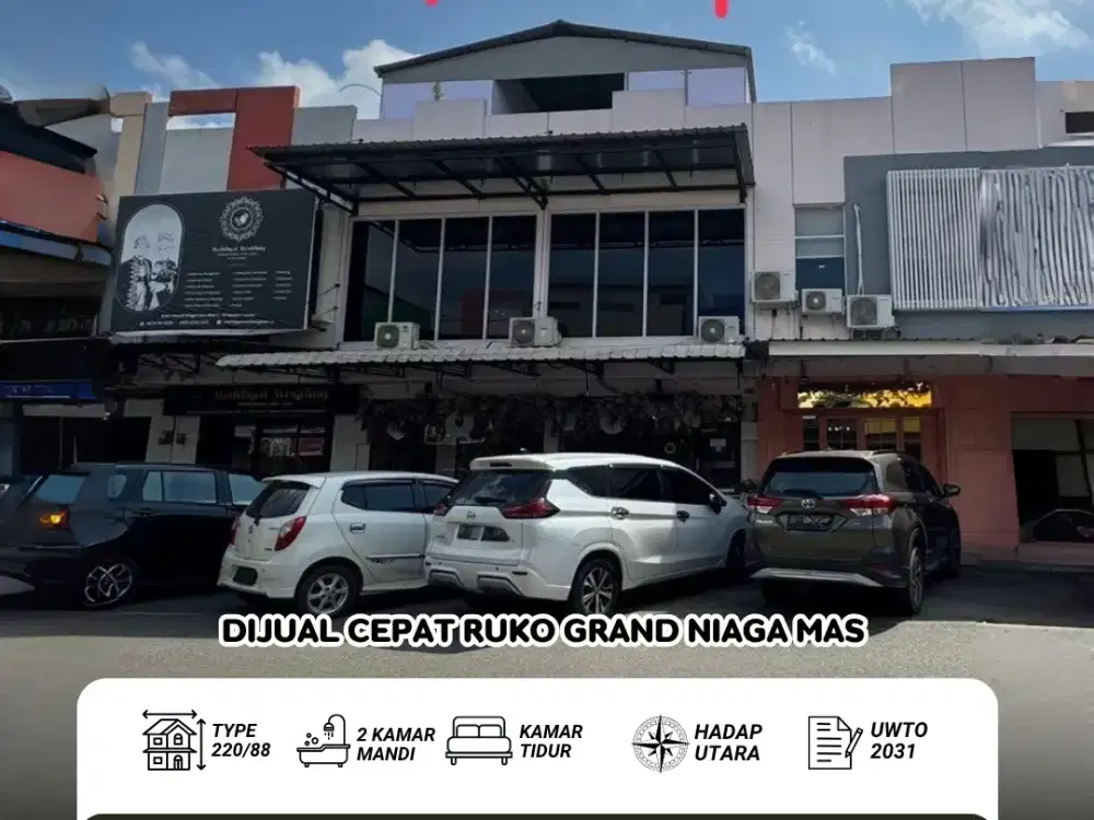 DIJUAL RUKO GRAND NIAGA MAS