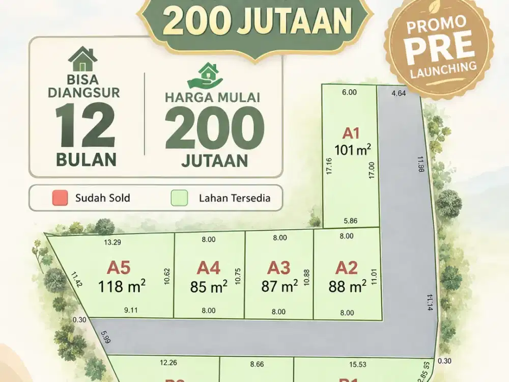 Green Cileunyi Asri – Kavling SHM 200 Jutaan