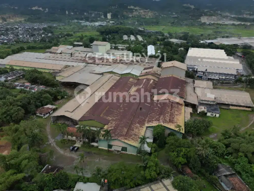 Dijual Pabrik Industri Ex Keramik Lantai Klapanunggal Bogor