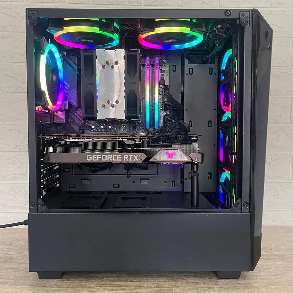 PC RTX 3070 Ti R7-5800X SSD 1TB + Monitor 144hz Komputer CPU