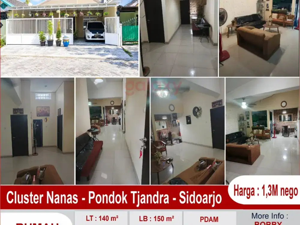 Rumah Di Cluster Nanas Pondok Tjandra Sidoarjo