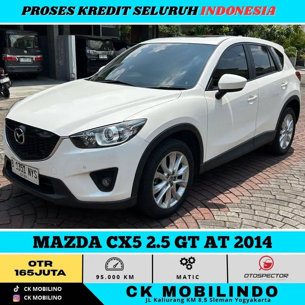 MAZDA CX5 2.5 GT AT 2014 PUTIH PEMAKAIAN 2015 DP MINIM