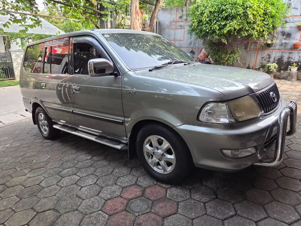 Toyota Kijang Kapsul 1.8 LGX Bensin MT 2003 Silver Plat B Genap