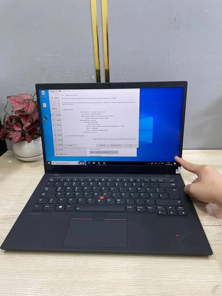 LAPTOP LENOVO X1 CARBON i5 GEN8 8/256 LAYAR 14 INCH TOUCHSREEN *ET