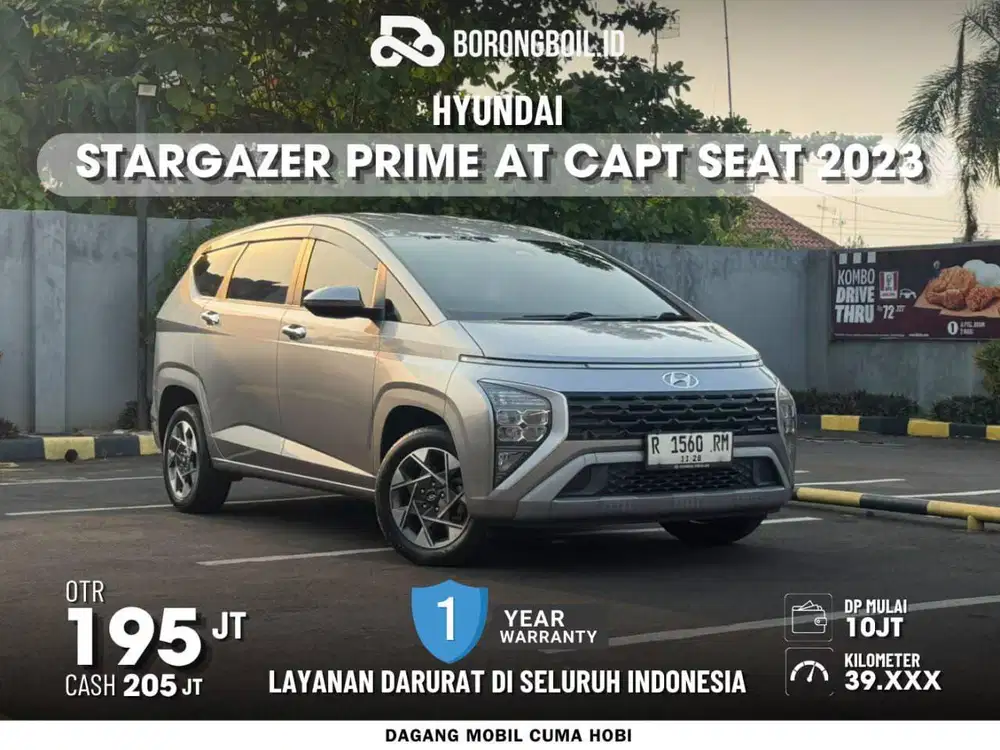 HYUNDAI STARGAZER PRIME CAPT SEAT 2023 ABU LOW KM