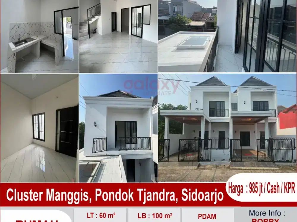 Rumah Baru Di Cluster Manggis Pondok Tjandra Sidoarjo