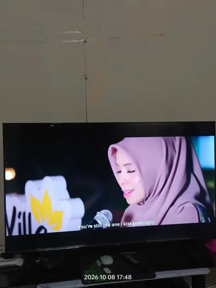 tv cooca 50 inci baru 5bulan pakai
