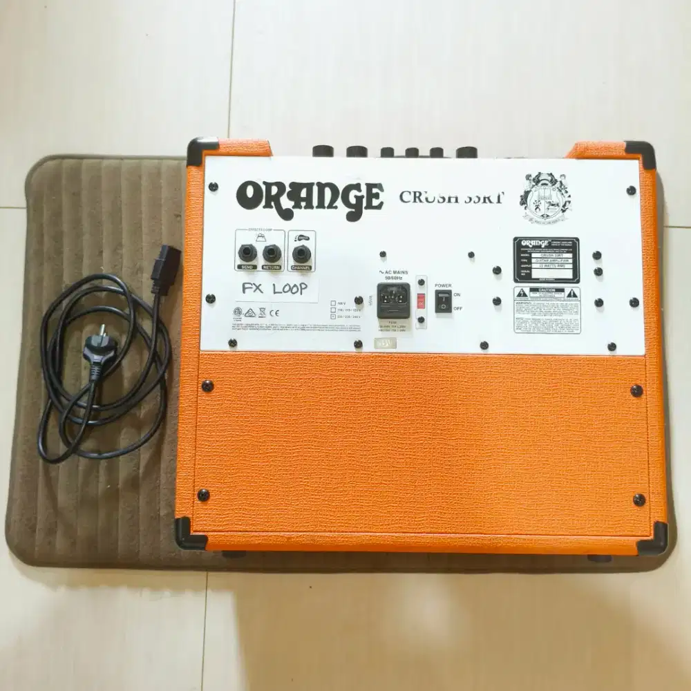 Amplifier Gitar 35w Orange Crush 35RT Reverb Tuner Guitar Ampli 10inch