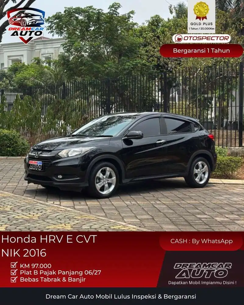 [KM97RB] Honda HRV E CVT NIK 2016 non RS SE Prestige turbo HR-V