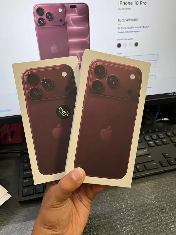 iPhone 18 Pro Burgundy 256 & 512 GB NEW IBOX