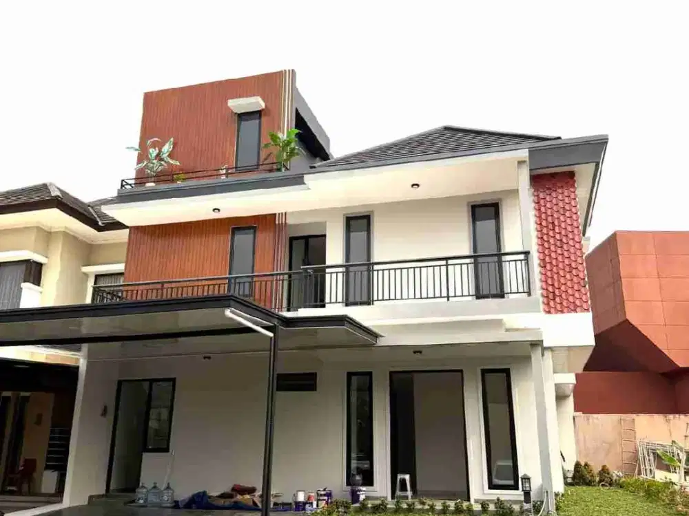 Dijual Rumah Bangunan Mandiri Hoek Cluster Illustria The Eminent BSD