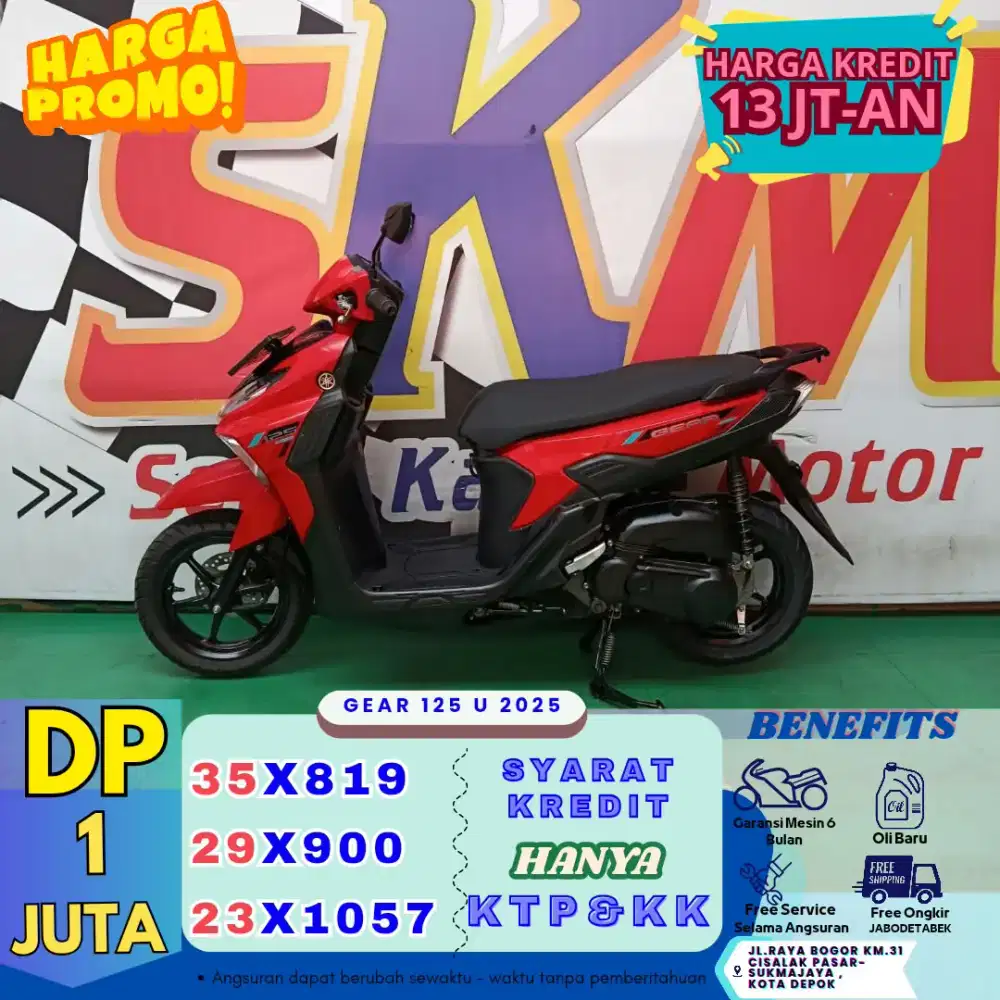 Ready stok Yamaha gear ultima th 2025 DP 1jt