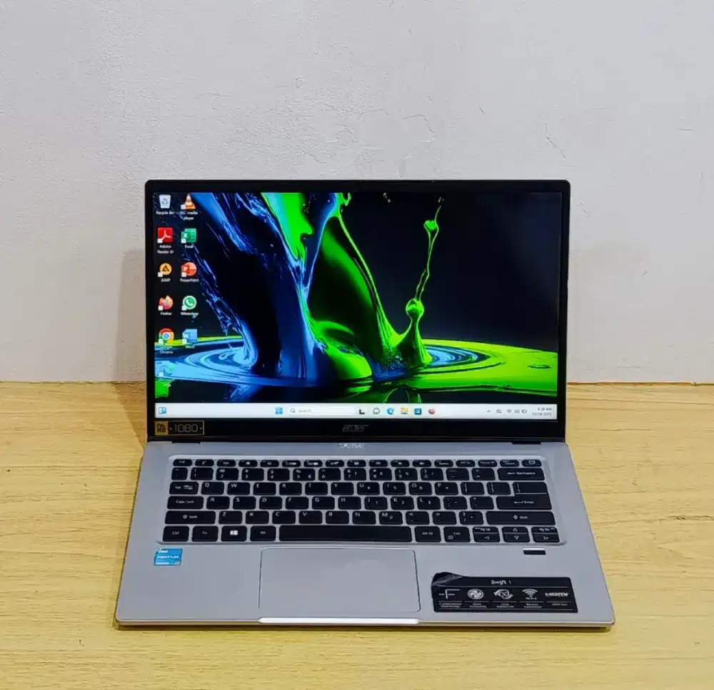 Acer Swift 1 SF114-34 Processor Pentium Silver N6000 RAM 4GB SSD 512GB