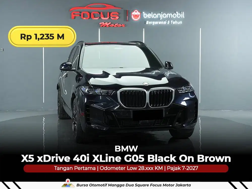 [GARANSI 5THN LOW KM] BMW X5 X 5 xDrive 40i XLine G05 2022/2023/2024