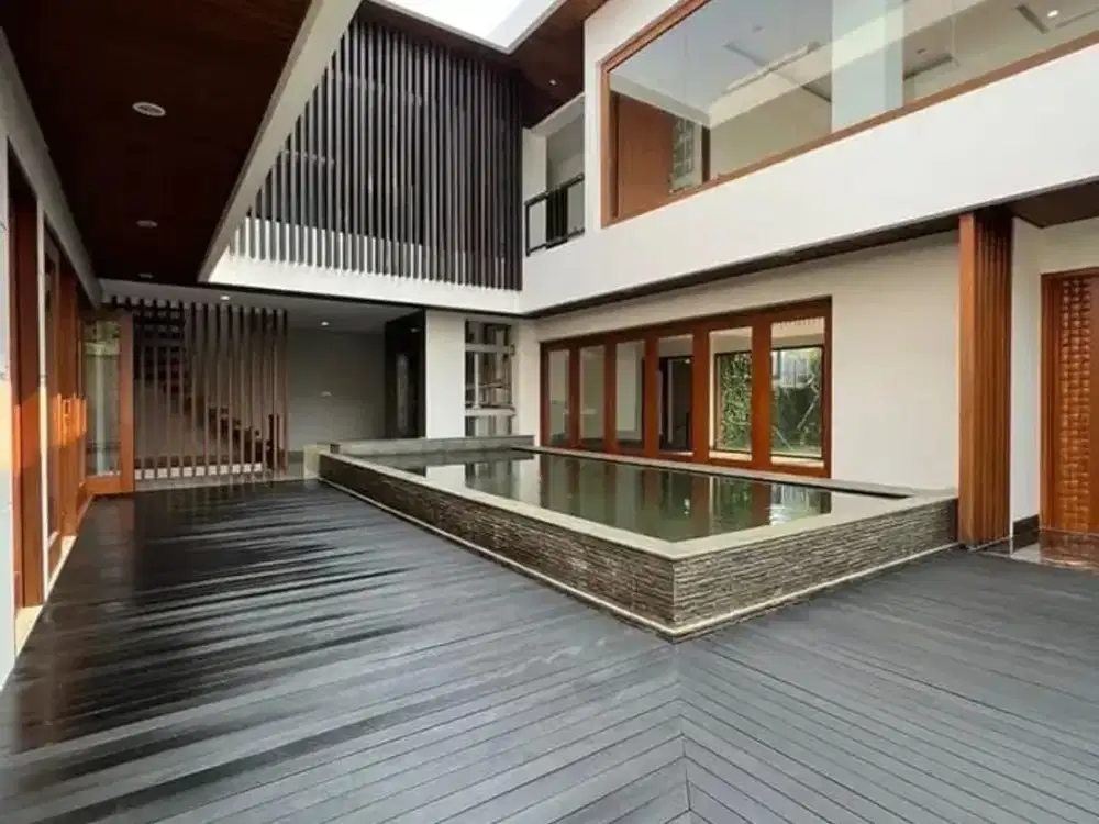 Dijual Rumah Baru Mewah Pondok Indah Jaksel, LT 489 m², 5 KT, Swimming Pool, Basement & Rooftop, SHM, Rp 25 M