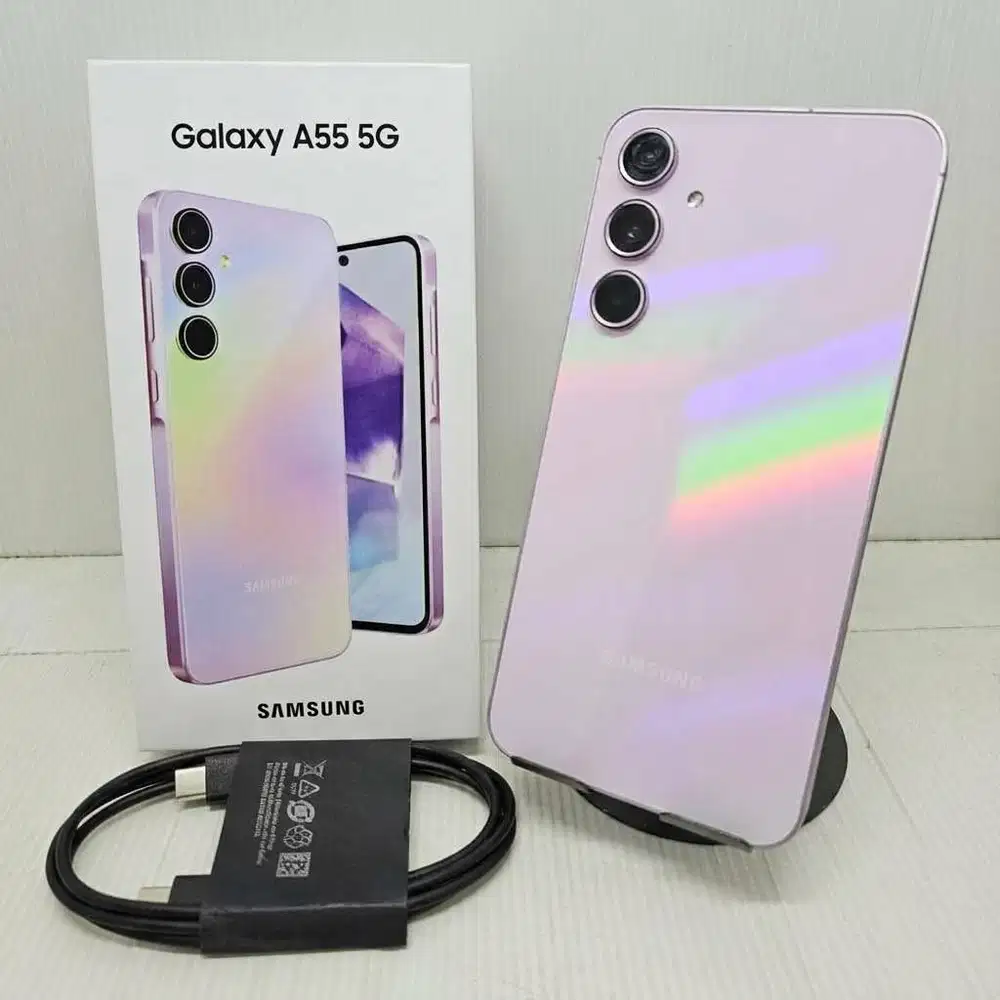 NO MINUS SAMSUNG GALAXY A55 5G 8/256 LILAC LENGKAP