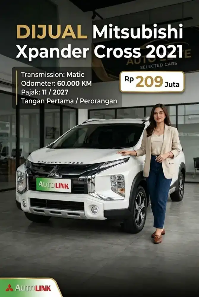 Xpander Croos 2021 matic putih 2022 tangan Pertama Perorangan 2020