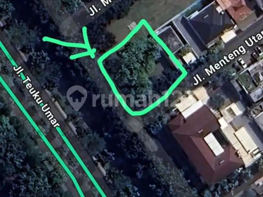 Dijual Kavling Siap Pakai 460 M2 (Samping Air Mengalir) di Tanah Menteng Utama Bintaro Tangsel