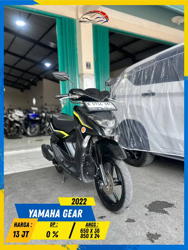 YAMAHA GEAR 2022 SIAP ANGKUT MASZEHH HIKMAH MOTOR KEPUH