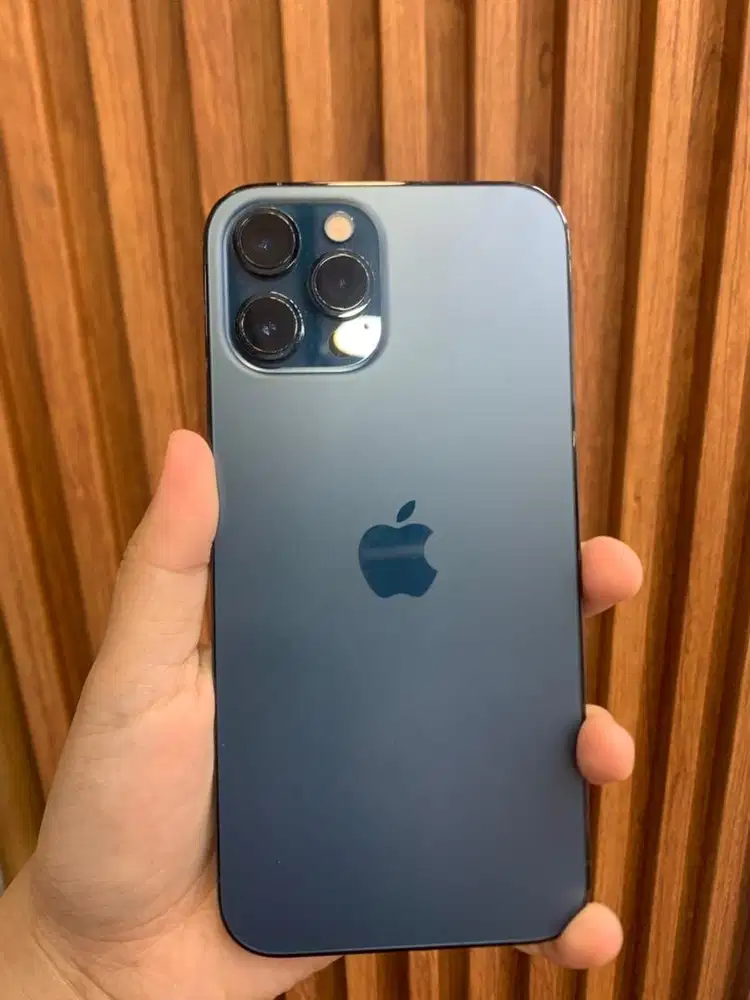 Second iphone 12 promax,256gb bh 100% pasific blue ex ibox
