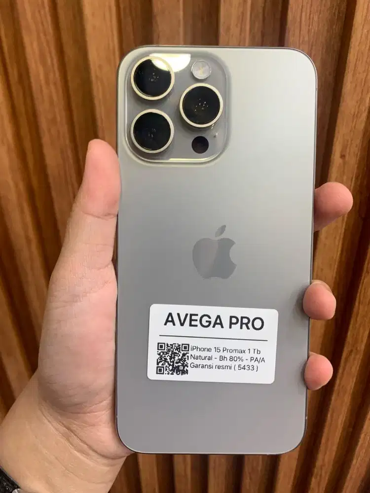 Second iphone 15 promax,1tb natural bh 80% ex ibox